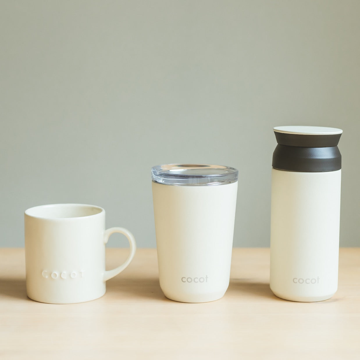 KINTO トゥーゴータンブラー 350ml 【cocot オリジナルロゴ入り】保温・保冷ステンレス製ボトル